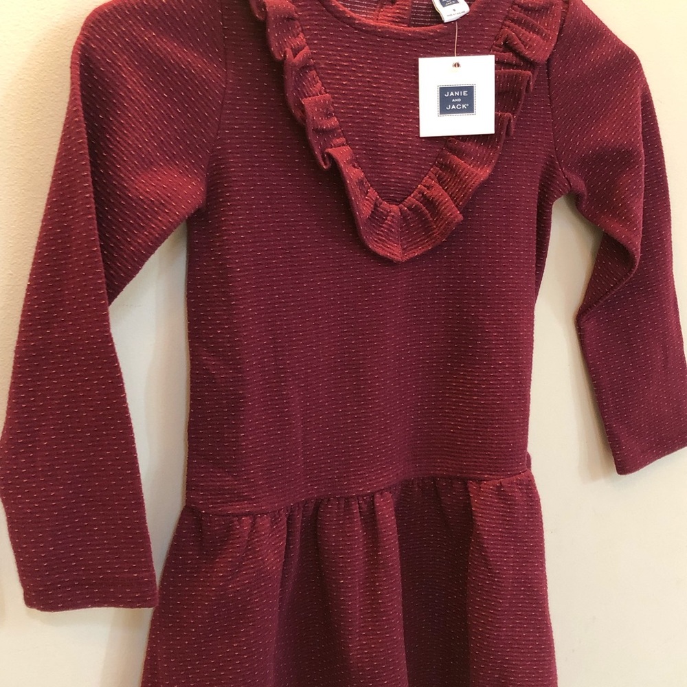 Janie&jack girls ruffle dress size 5 NWT - Picture 4 of 6